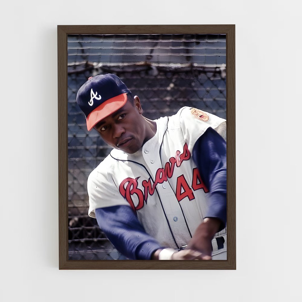 Poster Hank aaron endiablés – affiche Baseball (vue 5)
